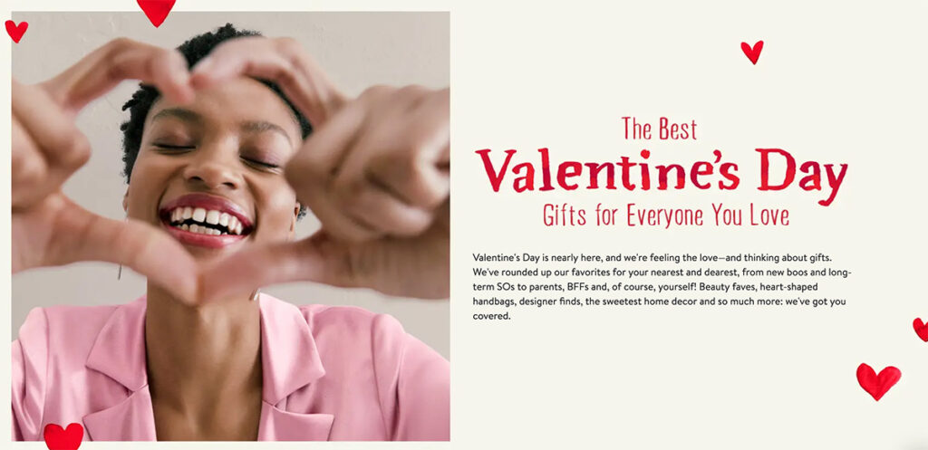 valentine's gift guide from nordstrom