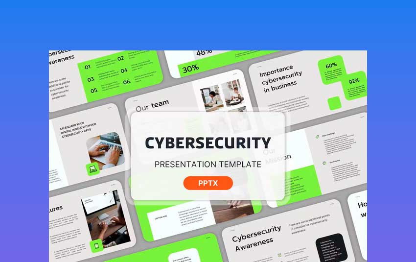 Cyber Security is a PowerPoint template