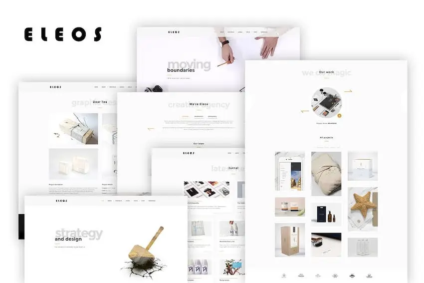 Eleos template on Envato Elements