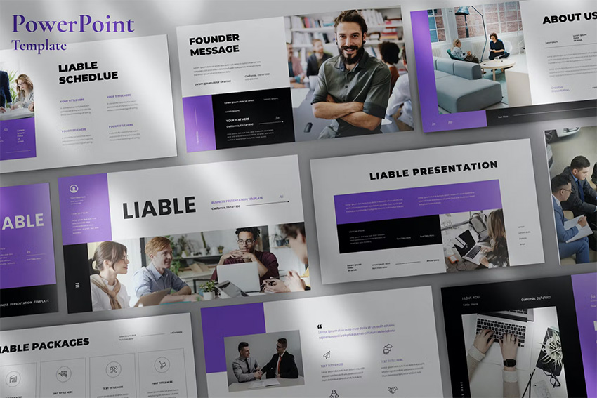 LIABLE - Photography Portfolio Template