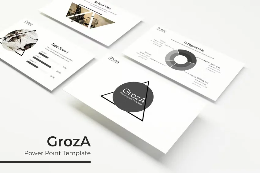 GrozA is a war themed, military PowerPoint template