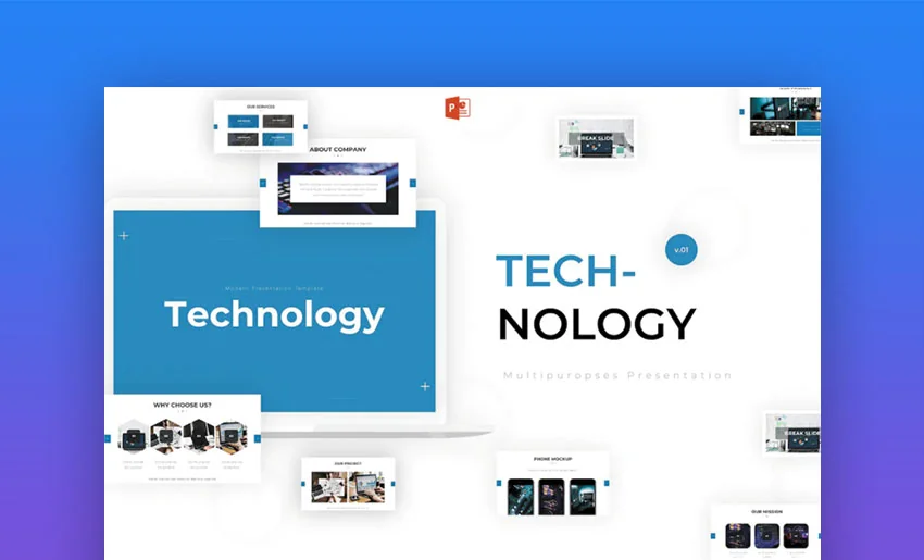 Technology cyber security presentation PPT 2022