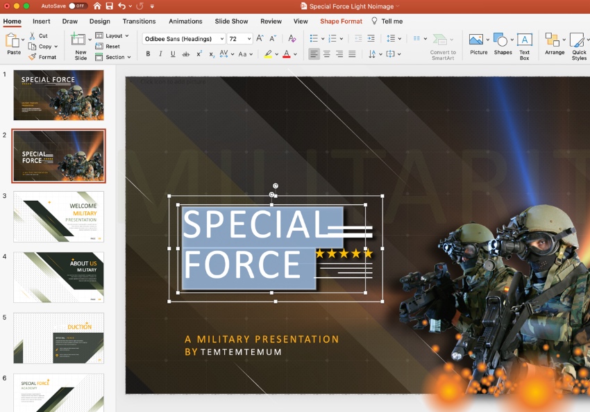 Army PowerPoint background