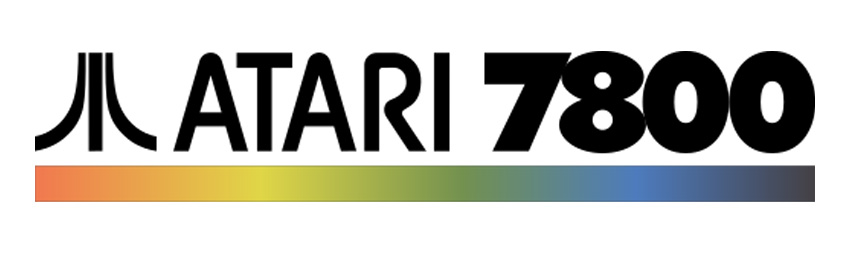 Atari 7800 (1984) logo