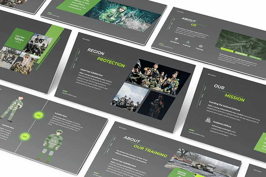 Dean Jaka Military Powerpoint Template