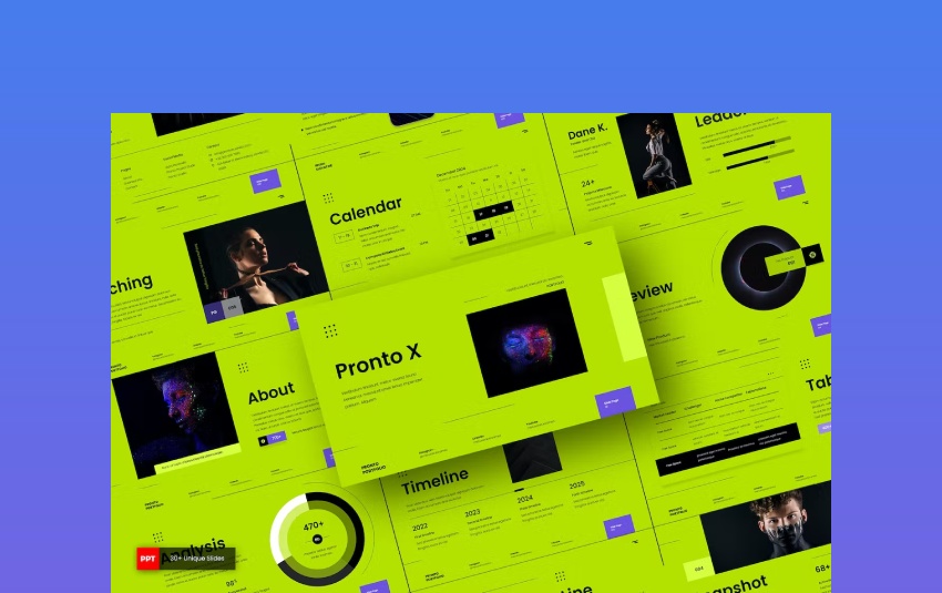 PRONTO Energetic Photo Presentation Template