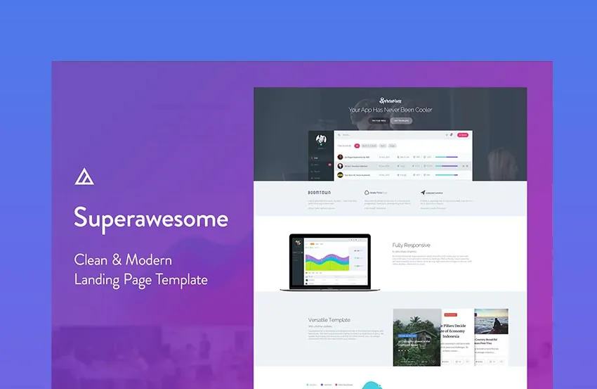 Super Awesome Creative Landing Page