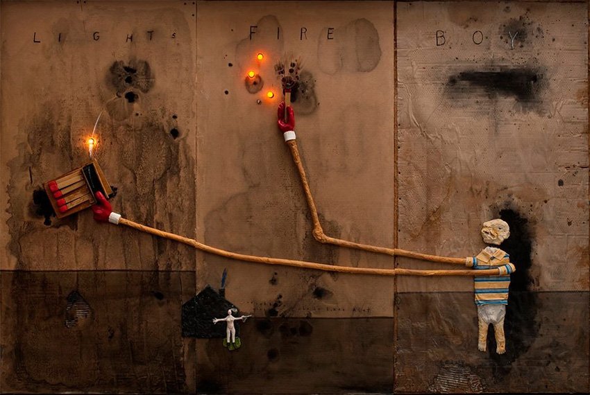 Boy meets fire via escapeartmagazine 