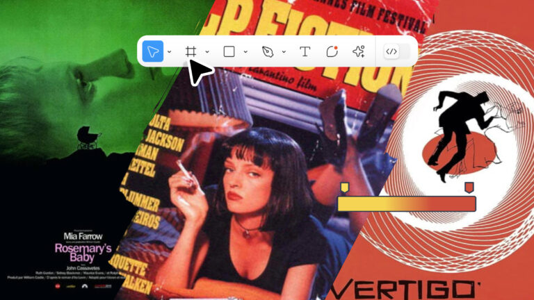 Down in front! What movie poster design can teach web designers