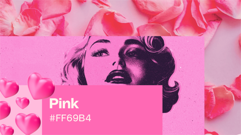 Pink: Color codes, color palettes, and uses