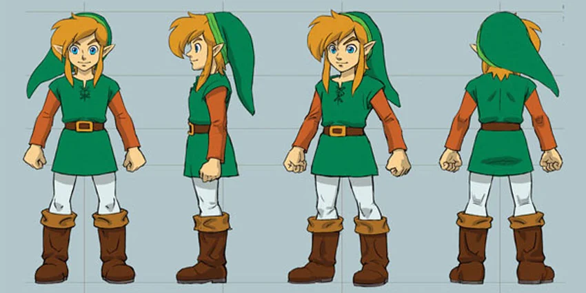 Concept art from Link's Awakening