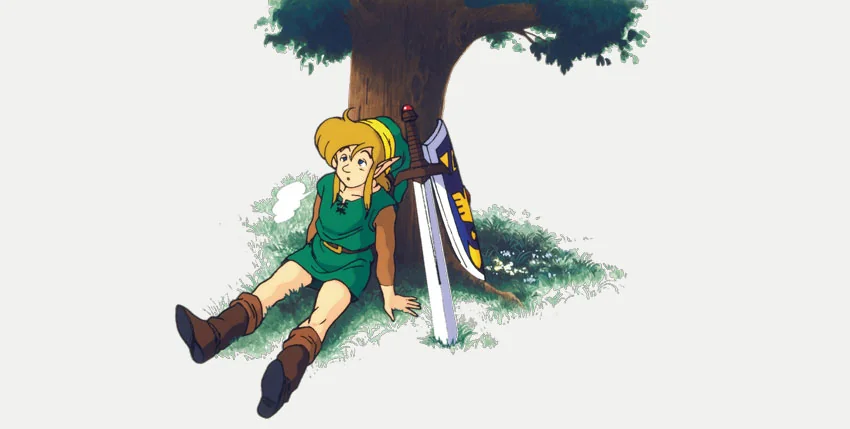 Link's concept design remained the same for Link's Awakening