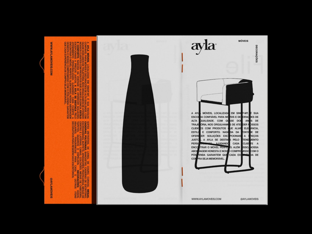 Ayla's sophisticated branding and visual identity