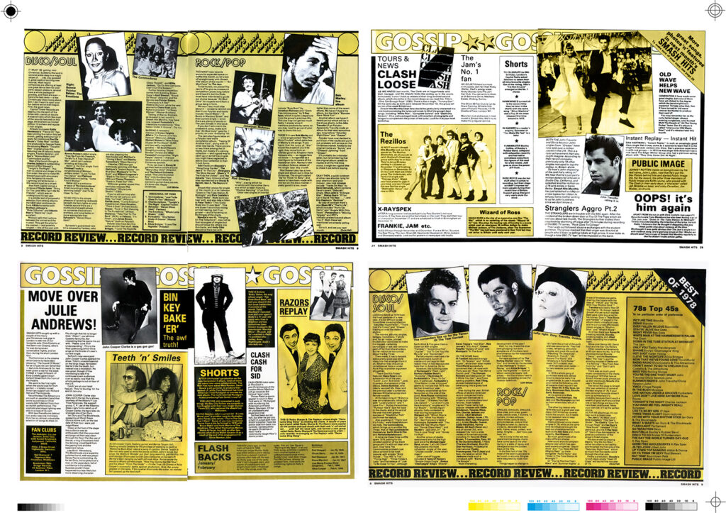 one colour per spread