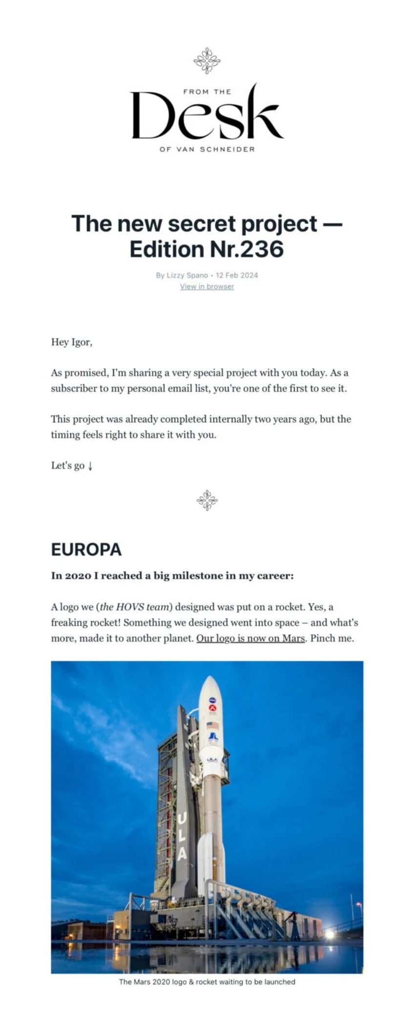 the desk of tobias schneider newsletter