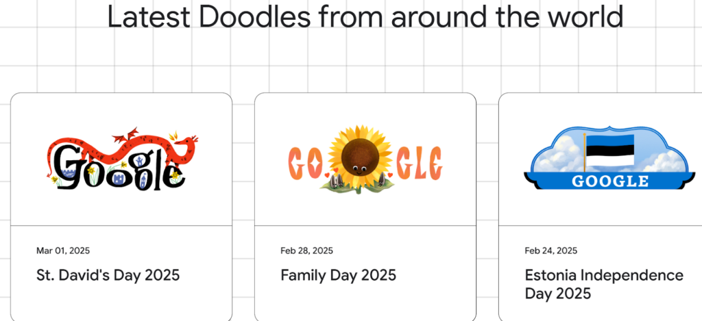 google doodles