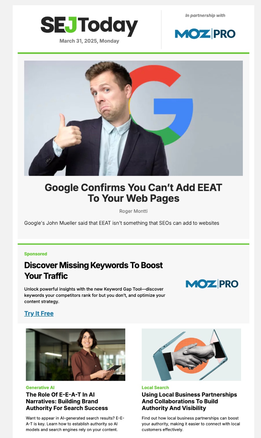 search engine journal seo digital marketing newsletter