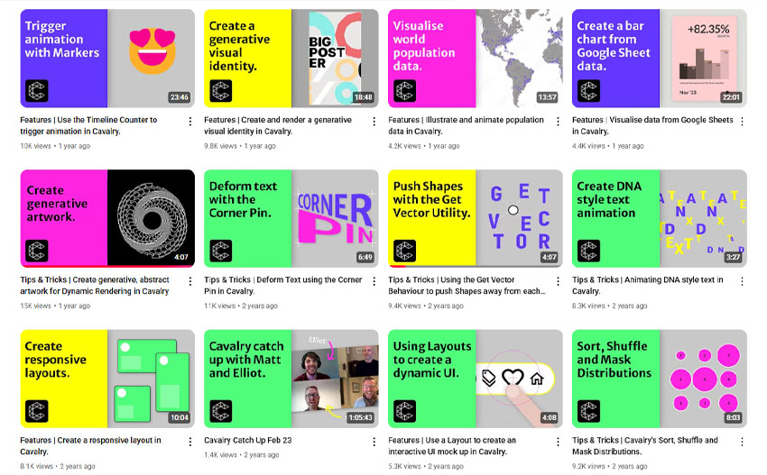 A growing creative community