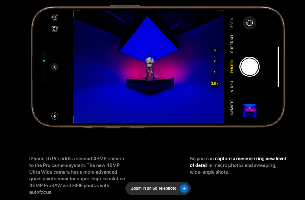 iphone 16 pro landing page