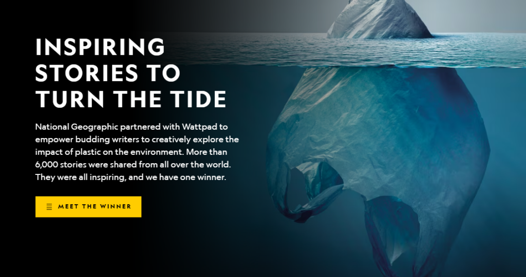 National Geographic's "Planet or Plastic?" page