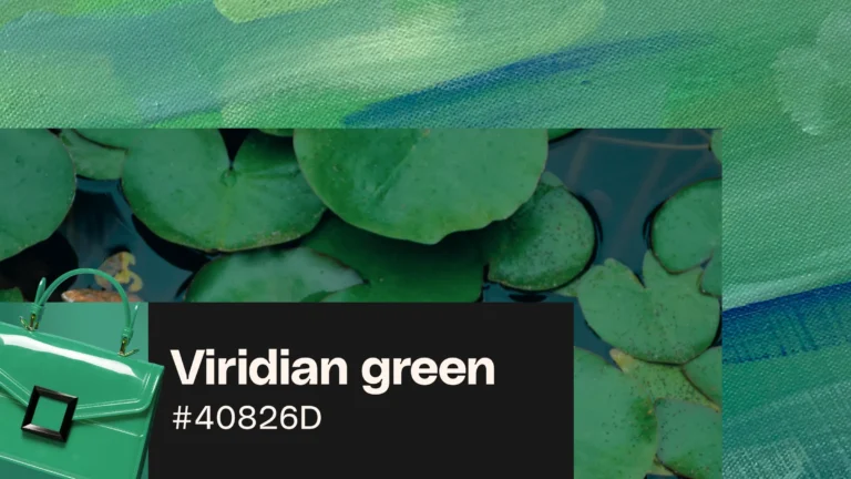 Viridian green: Color codes, color palettes, and uses