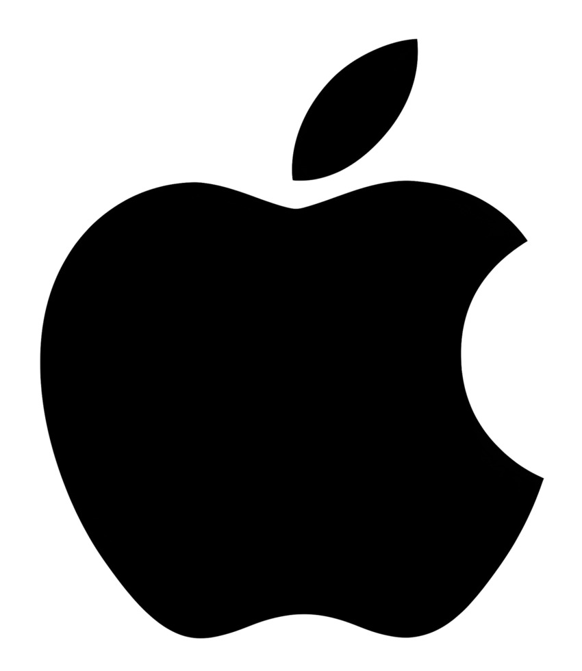 Apple flat logo