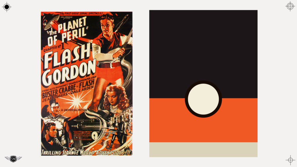 The Planet of Peril (1936) inspired colour palette