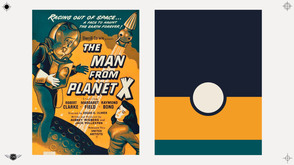 The Man from Planet X (1951) inspired colour palette