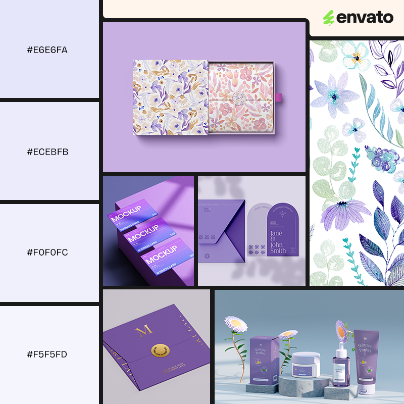 lavender color palette