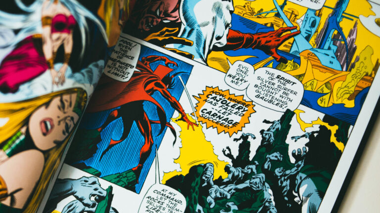 Comic book layouts as web design inspiration