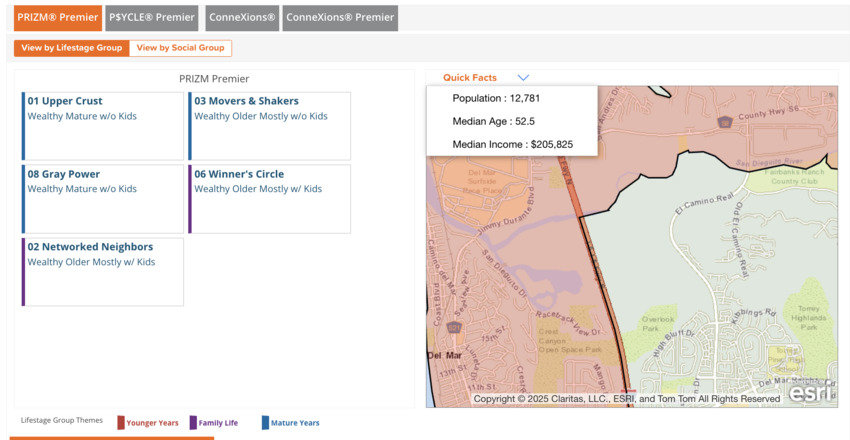 MyBestSegments is a market research tool.