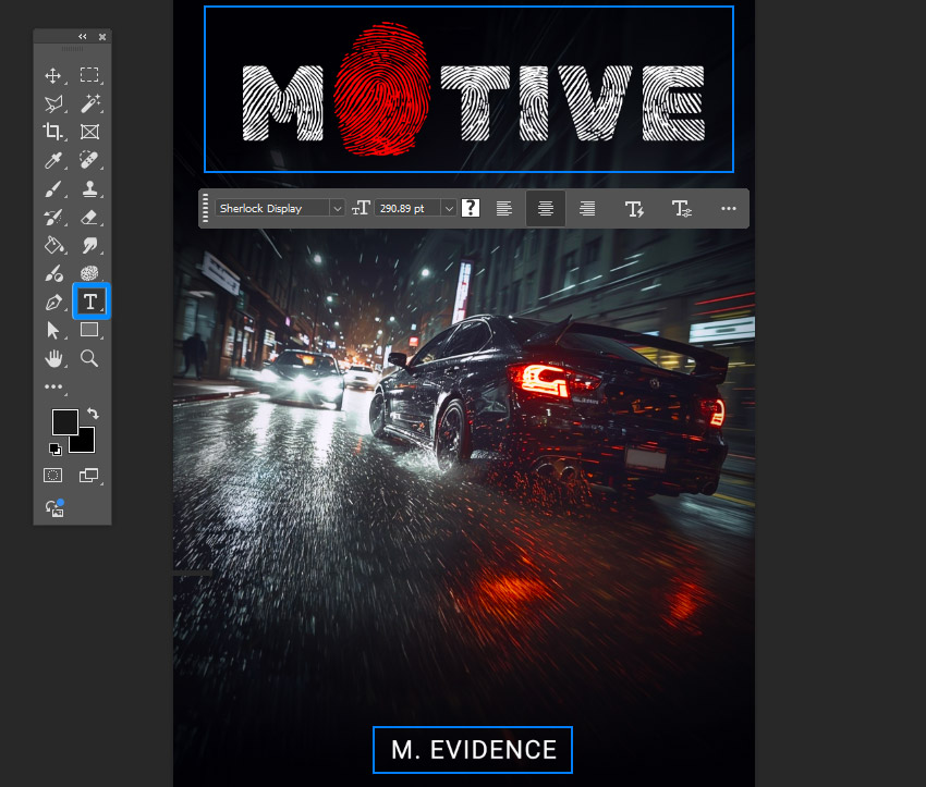 Edit your image to add the title and author on the cover