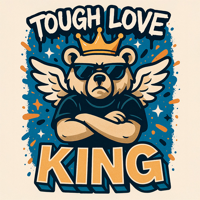 AI t-shirt design using the style 'Nostalgia Royale'