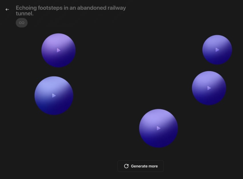 sound options soundgen ai sound effects generator video game design