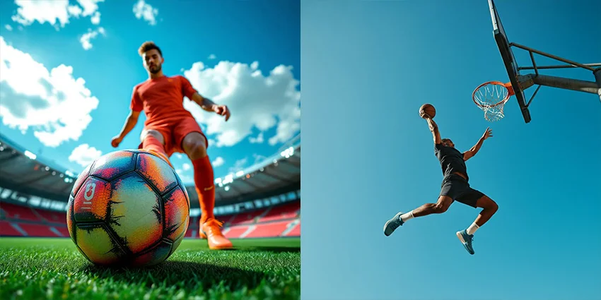 Sports Photography made with ImageGen