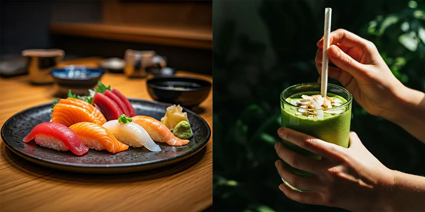 Food photography made with ImageGen