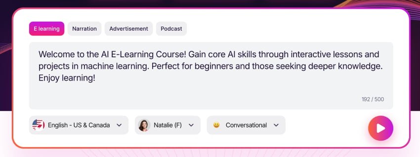 Murf AI voice generator