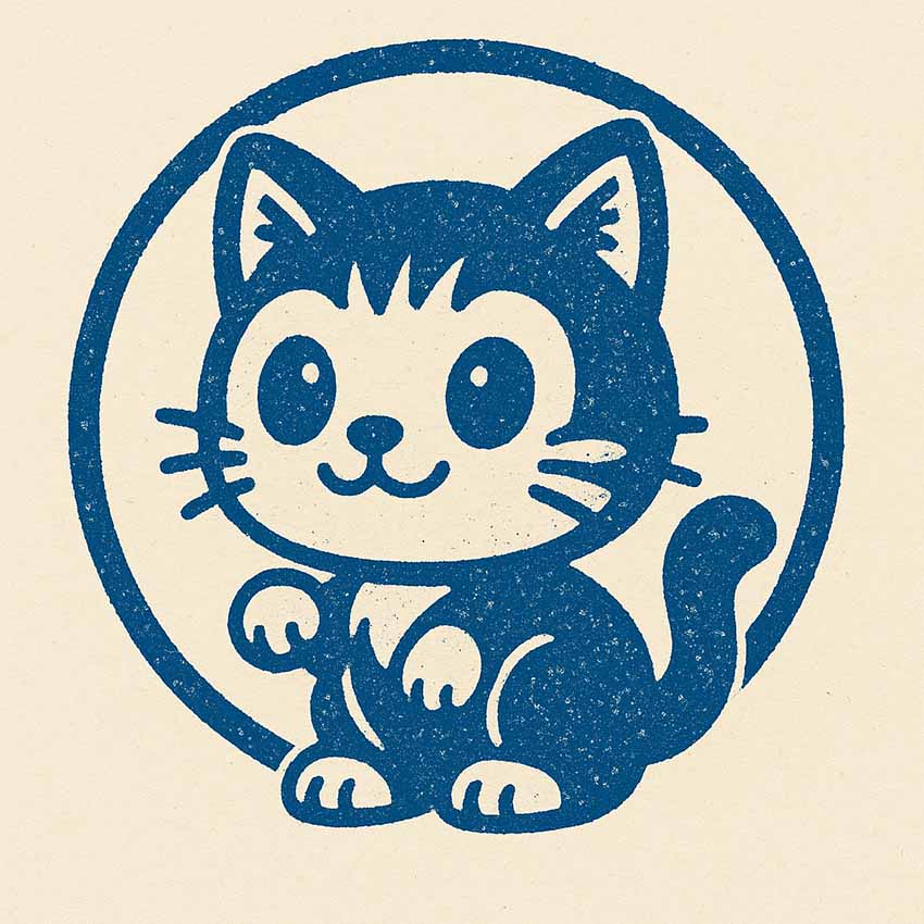 Cat logo made with Envato GraphicsGen