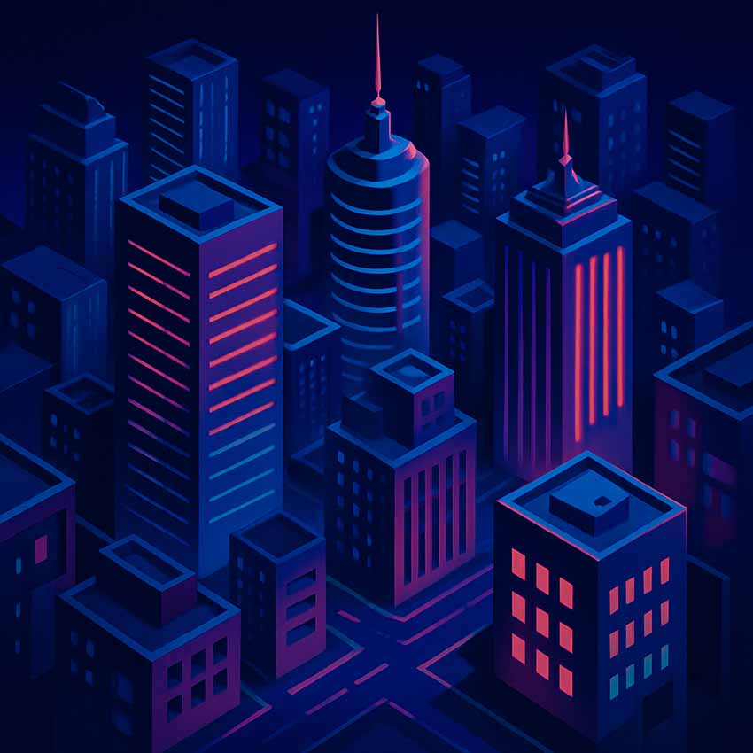 Envato GraphicsGen: 3D isometric cityscape