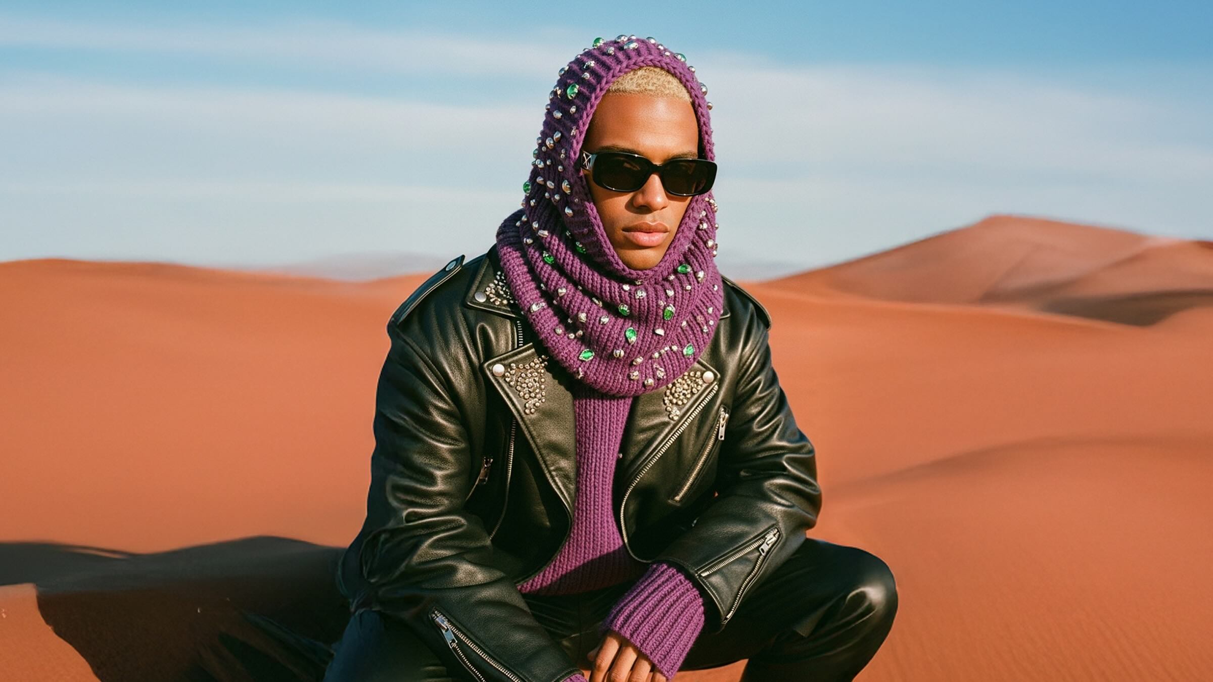 ImageGen upgrade man with a scarf