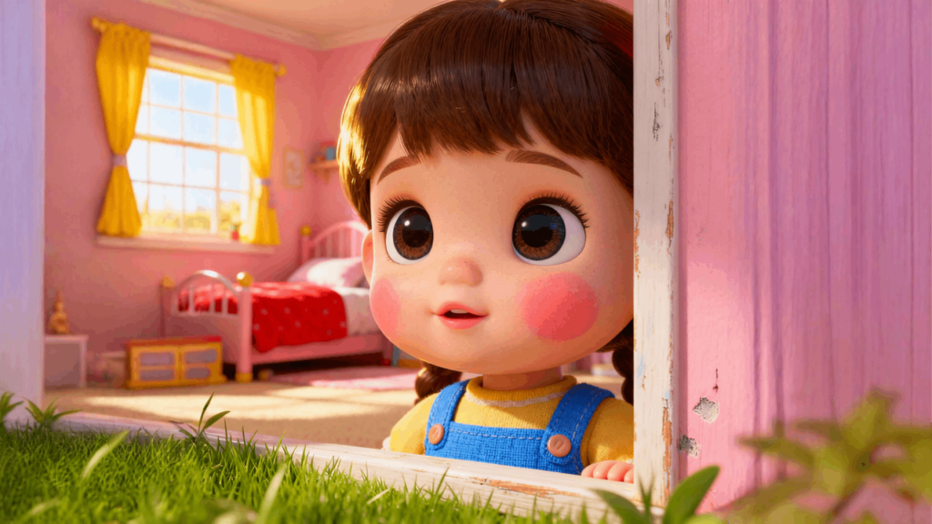 A close-up of a doll generated with ImageGen styles