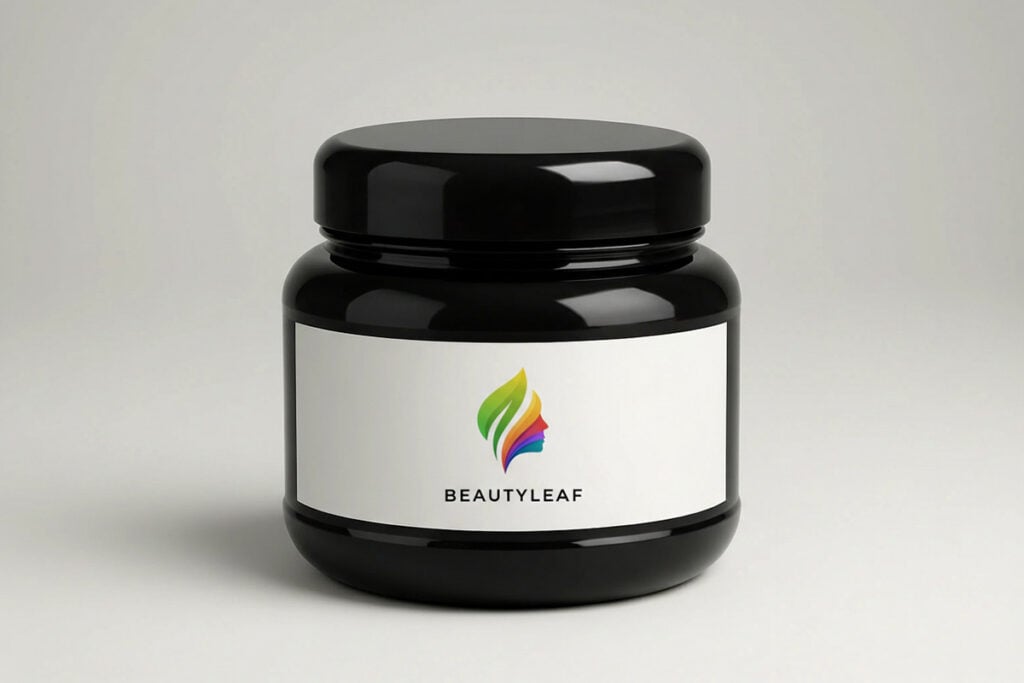 beauty product mockup AI