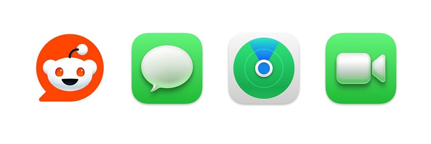 flat icon design 2010s