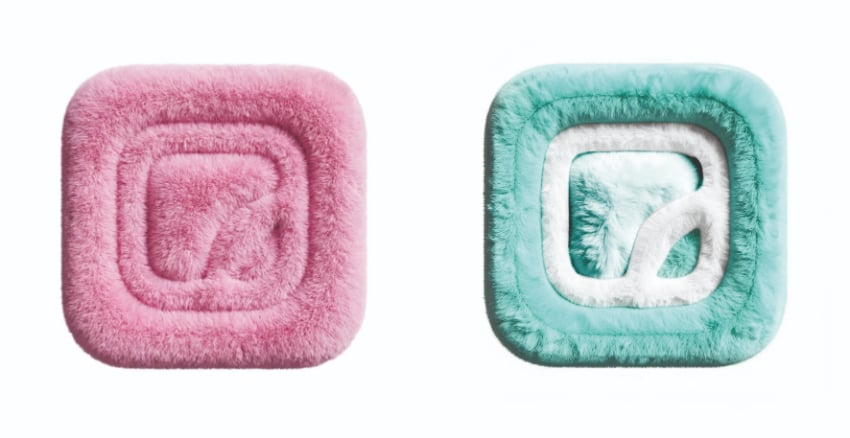 plushcore fluffy texture icon trend icon design trends 2026