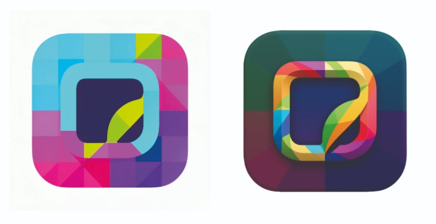 geometric icon trend icon design trends 2026