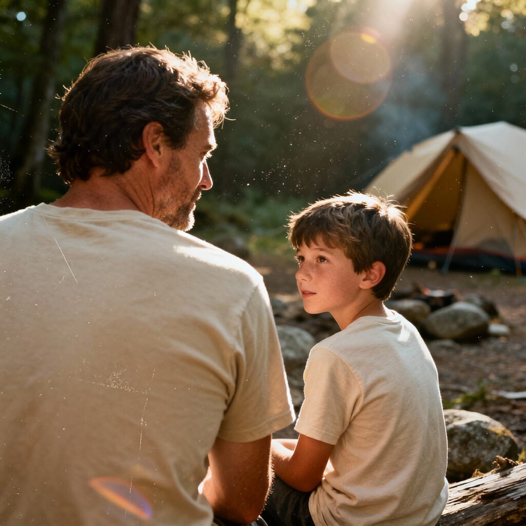 35mm camping trip mockup