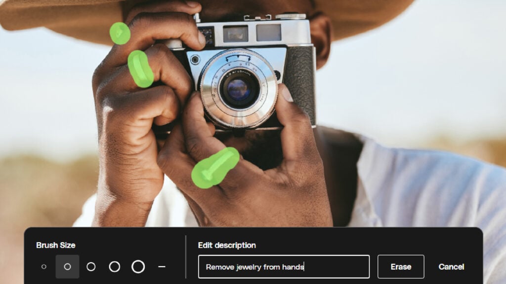 Envato ImageEdit interface
