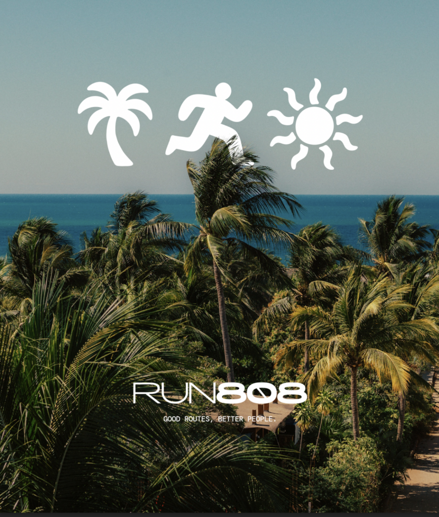 Run club brand poster created with Envato
