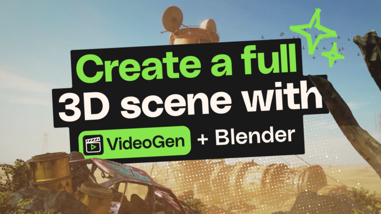 AI video Blender: how to turn AI clips into cinematic 3D shots