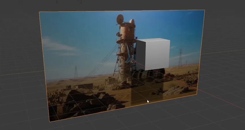 Bring the AI video into Blender